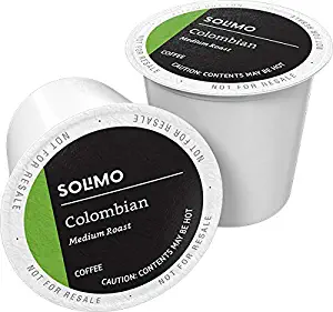 Amazon Brand - 24 Ct. Solimo Coffee Pods, Colombian, Compatible with Keurig 2.0 K-Cup Brewers