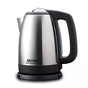 Aroma Housewares AWK-299SD Digital Electric Kettle, 1.7 L, Silver