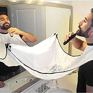 Loadshine Hair Clippings Catcher & Grooming Cape Apron - ?As Seen on Shark Tank? (White)