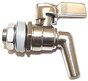 Stainless Steel Spigot Dispenser for Water, High Temperature Gaskets and Lock Nut