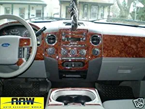 Ford F-150 F150 F 150 Interior BURL Wood Dash Trim KIT Set 2004 2005 2006 2007 2008