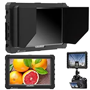 LILLIPUT A7S 7" 1920x1200 IPS Screen Camera Field Monitor 4K 1.4 HDMI Input output Video with Black Rubber Case Best Field Monitor buy from VIVITEQ (LILLIPUT USA OFFICIAL SELLER for full warranty)