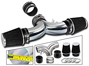 Rtunes Racing Short Ram Air Intake Kit + Filter Combo BLACK Compatible For 94-96 Impala SS / 94-96 Caprice 4.3L/5.7L V8 Dual (with 2 Filters) &hellip;