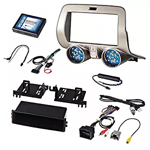 Pac 2010-15 Chevy Camaro Install Kit Single & D.Din w/ Wire Harness & Climate