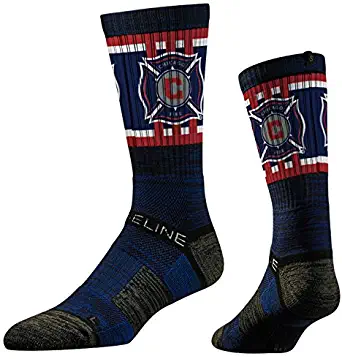 MLS Chicago Fire MLS Crew Socks , Fire Premium, Navy