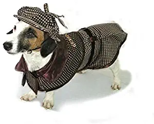 Dog Costume SHERLOCK HOUND COSTUMES - Famous Detective Dogs Outfit(Size 6)