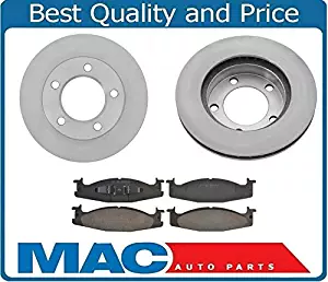 Mac Auto Parts 143247 Bronco F0 4X4 Front Brake Rotors & Ceramic Fusion Pads 540 CFD632