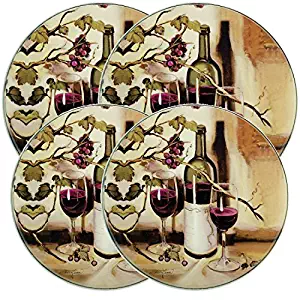 Range Kleen Stove Top Covers &ndash; Set of 4 &ldquo;Ripe from the Vine&rdquo; Gas Stove Burner Covers or Electric Stove Burner Covers Includes 2 8.5&rdquo; + 2 10.5&rdquo; Burner Covers