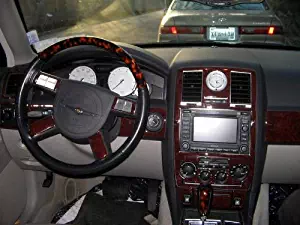 CHRYSLER 300 300C HEMI w/navigation TOURING INTERIOR BURL WOOD DASH TRIM KIT SET 2005 2006 2007