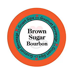 Smart Sips, Brown Sugar Bourbon Gourmet Flavored Coffee, 24 Count, Compatible With All Keurig K-cup Machines