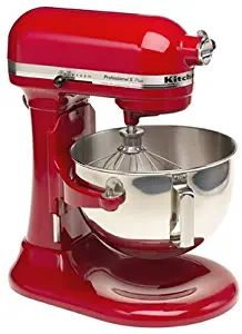 KitchenAid Professional HD Stand Mixer RKG25H0XER, 5-Quart, Empire Red, (Renewed)