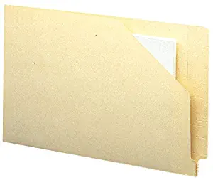 Smead End Tab File Jacket, Shelf-Master Reinforced Straight-Cut Tab, Flat-No Expansion, Legal Size, Manila, 100 per Box (76700)