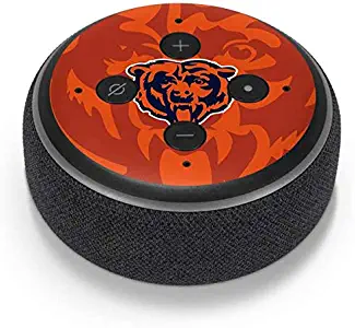 Skinit Decal Audio Skin for Amazon Echo Dot 3 - Officially Licensed NFL Chicago Bears Double Vision Design