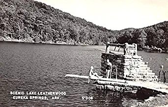 Scenic Lake Leatherwood Eureka Springs, Arkansas postcard