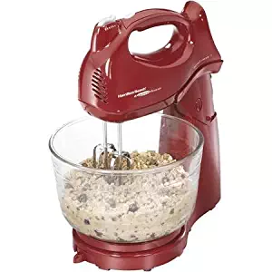 Hamilton Beach Power Deluxe 4-quart Stand Mixer, Red