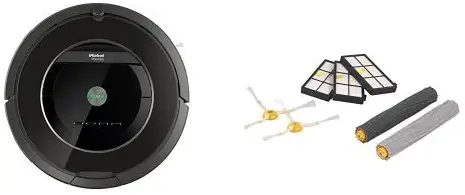 iRobot Roomba 880 Robotic Vacuum Cleaner & Authentic iRobot Parts - Roomba 800 & 900 Series Replenishment Kit