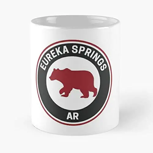 Vin-tage Eureka Springs Arkansas Classic Mug Cool Holidays Gift For Coworkers, Men & Women, Him Or Her, Mom, Dad, Sister