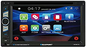 Blaupunkt SANJOSE 120 6.2-Inch Touch Screen DVD Multimedia Car Stereo Receiver with Bluetooth