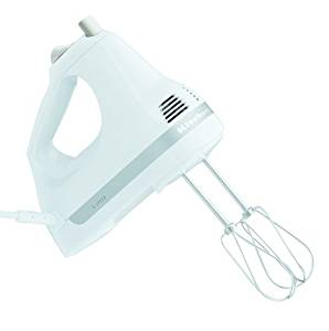 KitchenAid KHM5APWH White 5-Speed Ultra Power Hand Mixer