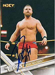 Dash Wilder Autographed Wrestling Card WWE Superstar Topps NXT 2017# 67