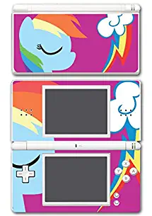 My Little Pony Friendship is Magic MLP Rainbow Dash Lightning Cutie Mark Video Game Vinyl Decal Skin Sticker Cover for Nintendo DS Lite System