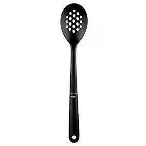 OXO 0719812029139 Nylon Slotted spoon, One Size, Black