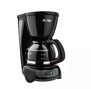 Mr. Coffee Simple Brew 4-Cup Switch Coffee Maker, TF Series (black)