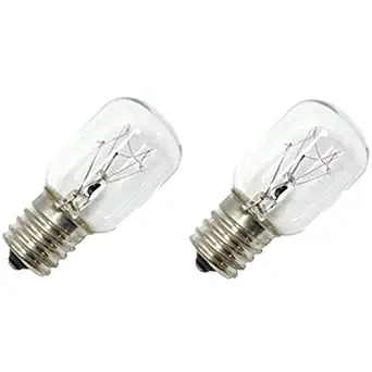 8206232A - OEM Upgraded Replacement for Kitchenaid Exterior Microwave Light Bulb - 2 Pack!