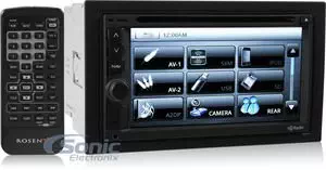 Car Show by Rosen CS-UN1370-US In-Dash 6.5" DVD/MP3/USB Touchscreen Car Stereo Receiver w/ Navigation & Bluetooth