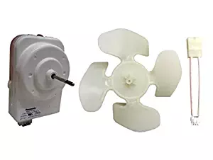 Edgewater Parts W10124096 Refrigerator Condenser Fan Motor Kit Compatible With Whirlpool, Kenmore, KitchenAid, Maytag, Estate, Amana, Jenn-Air, Crosley, Roper, Inglis, GE