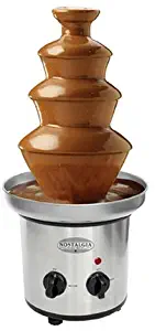 Nostalgia CFF-990 Stainless-Steel 3-Tier Chocolate Fondue Fountain