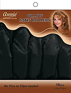 Annie Pillow Satin Rollers, Large, 10 Count