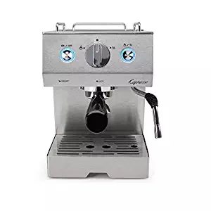Capresso 125.05 Cafe Pro Espresso Maker 42 oz, Silver