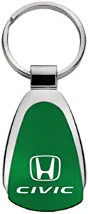 Au-Tomotive Gold, INC. Teardrop Key Fob for Honda Civic Green - in.KCGR.CIV