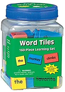 6 Pack EUREKA WORD TILES PARTS OF SPEECH 160/PK