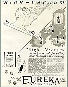 1926 AD for Grand Prize Winner Eureka Vacuum Cleaner Original Paper Ephemera Authentic Vintage Print Magazine Ad/Article