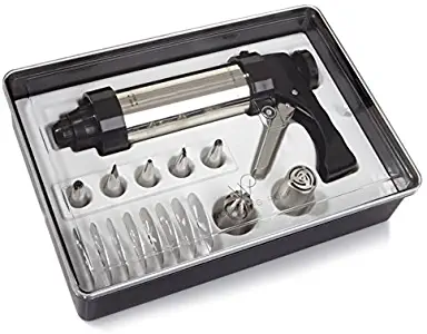 Wolfgang Puck 15-Piece Cookie Press Set with Decorating Tips