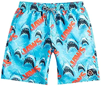 NEFF Men's Jaws Shark Hot Tub Swim Surf Shorts