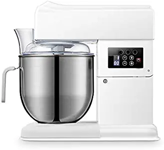 16-Speed Digital Display Mixer Tilt-Head Stand Mixer,600W Kitchen Food Mixer with Dishwasher Safe Dough Hook