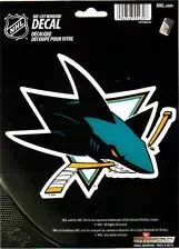 Rico San Jose Sharks Die-Cut Window Decal