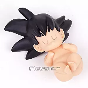 Dragon Ball Z Sleeping Baby Son Goku Mini PVC Figure Collectible Model Toy 8.5cm (in OPP Bag)