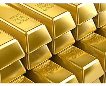 Xshelley 1kg Shiny Fake Gold Bar Bullion Brick Door Stop/Paperweight CAS