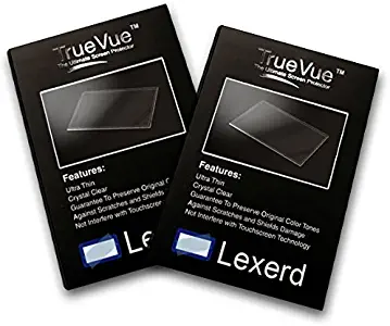 Lexerd - Compatible with Alpine X110-SRA TrueVue Anti Glare in-Dash Screen Protector (Dual Pack Bundle)