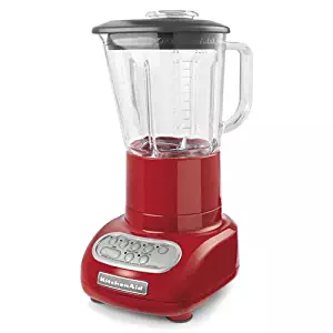 KitchenAid 5-Speed Blender with Glass Blender Jar, KSB565: Red