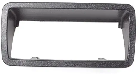 CarPartsDepot Rear Tail Gate Handle Bezel 1994-2004 S10 GMC Sonoma 15007219 GM1916103 Blk