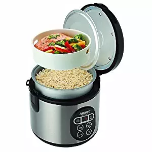Aroma Digital Rice Cooker and Food Steamer, 4-Cup Uncooked, 8-Cup Cooked