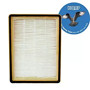 HQRP Hepa Filter fits Eureka 4870GZX, 4870HZ, 4870HZ-1, 4870HZX Upright Vacuum Cleaners; HF-2 Replacement + HQRP Coaster