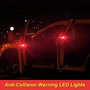 Cacys-Store - Flashing LED Warning Lamp Car Door Lights For Ford Focus 2 3 Fiesta Mondeo Kuga Citroen C4 C5 C3 Skoda Octavia Rapid Fabia