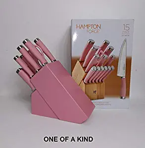 Hampton Forge Blush Pink 15-pc Continental Knife Cutlery Set (Blush)