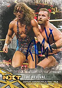 Dash Wilder Autographed Wrestling Card WWE Superstar Topps NXT 2017# 47